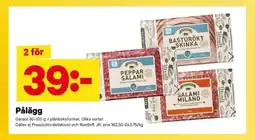 City Gross GARANT Pålägg erbjuda