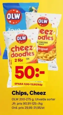 City Gross OLW Chips, cheez erbjuda
