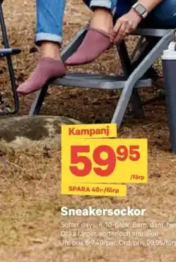 City Gross Sneakersockor erbjuda