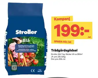 City Gross STROLLER Trädgårdsgödsel erbjuda