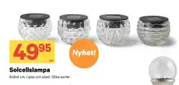 City Gross Solcellslampa erbjuda