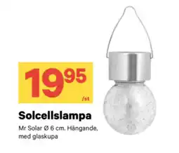 City Gross Solcellslampa erbjuda