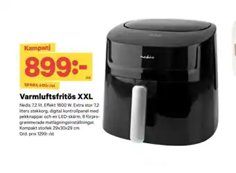 City Gross Varmluftsfritös XXL erbjuda