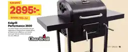 City Gross Kolgrill performance 2600 erbjuda