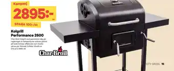 City Gross Kolgrill performance 2600 erbjuda