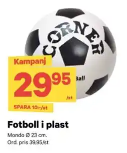 City Gross Fotboll i plast erbjuda