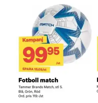 City Gross Fotboll match erbjuda