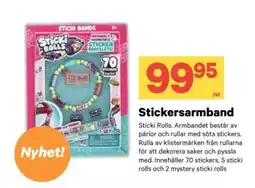 City Gross STICKI ROLLS Stickersarmband erbjuda