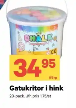 City Gross Gatukritor i hink erbjuda