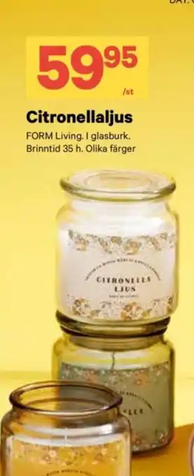 City Gross Citronellaljus erbjuda