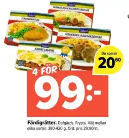 Coop Extra Färdigrätter erbjuda