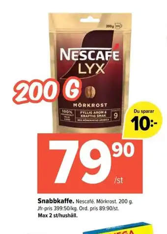 Coop Extra NESCAFE Snabbkaffe erbjuda