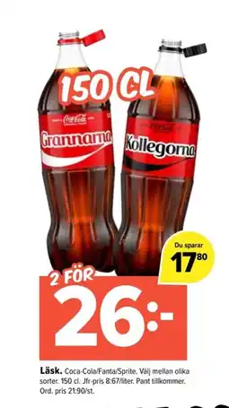 Coop Extra Läsk erbjuda