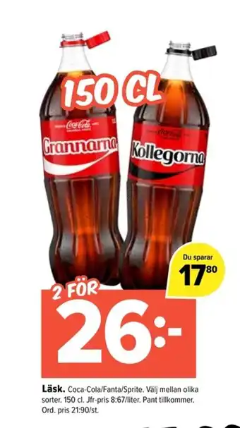 Coop Extra Läsk erbjuda