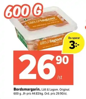Coop Extra Bordsmargarin erbjuda