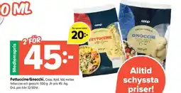 Coop Extra Fettuccine/gnocchi erbjuda