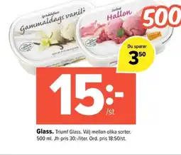 Coop Extra Glass erbjuda