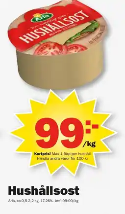 Pekås ARLA Hushållsost erbjuda