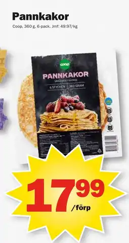 Pekås COOP Pannkakor erbjuda