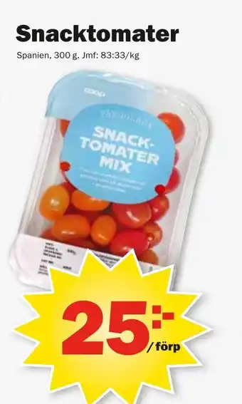 Pekås Snacktomater erbjuda