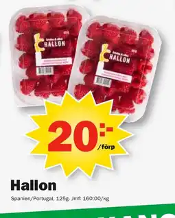 Pekås Hallon erbjuda