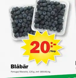 Pekås Blåbär erbjuda