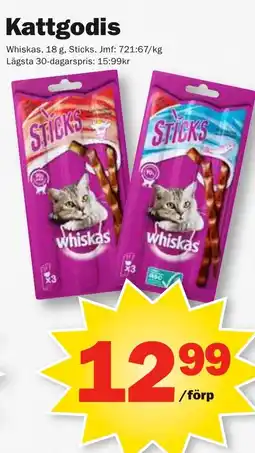 Pekås WHISKAS Kattgodis erbjuda