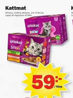Pekås WHISKAS Kattmat erbjuda
