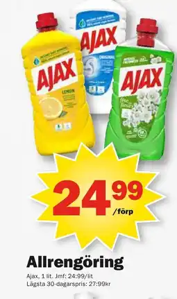 Pekås AJAX Allrengöring erbjuda