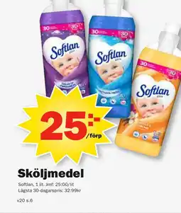 Pekås SOFTLAN Sköljmedel erbjuda