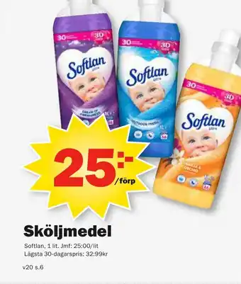 Pekås SOFTLAN Sköljmedel erbjuda
