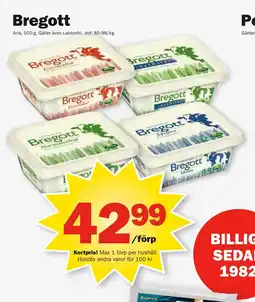 Pekås ARLA Bregott erbjuda