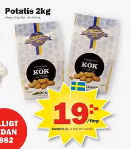 Pekås GARDEN Potatis erbjuda
