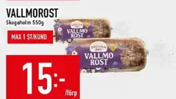 Matdax SKOGAHOLM Vallmorost erbjuda