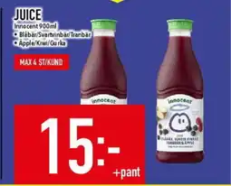 Matdax INNOCENT Juice erbjuda