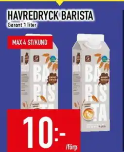 Matdax GARANT Havredryck barista erbjuda