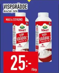 Matdax ARLA Vispgrädde erbjuda