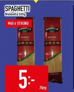Matdax MAKARELLA Spaghetti erbjuda