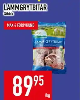Matdax QIBBLA Lammgrytbitar erbjuda