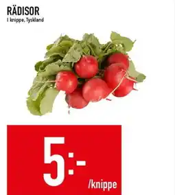 Matdax Rädisor erbjuda