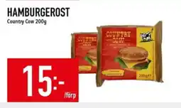 Matdax COUNTRY COW Hamburgerost erbjuda