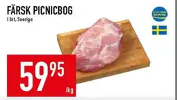 Färsk picnicbog