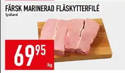 Matdax Färsk marinerad fläskytterfilé erbjuda