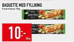Matdax PROSTE HISTORIE Baguette med fyllning erbjuda