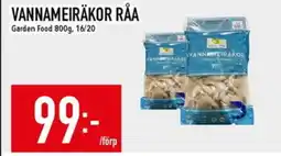 Matdax GARDEN FOOD Vannameiräkor råa erbjuda