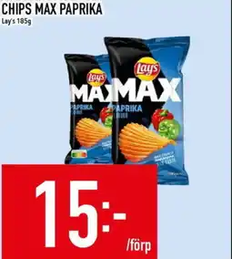 Matdax LAY'S Chips max paprika erbjuda