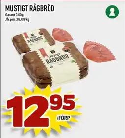 Matdax GARANT Mustigt rågbröd erbjuda