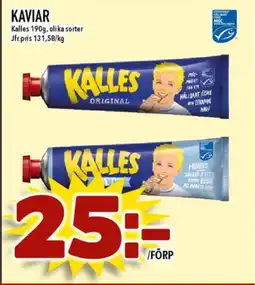 Matdax KALLES Kaviar erbjuda