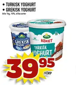 Matdax ARLA Turkisk yoghurt • grekisk yoghurt erbjuda