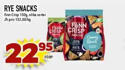Matdax FINN CRISP Rye snacks erbjuda